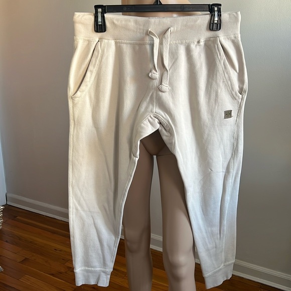 Hamid Holloman solid natural Sweatpants Size XL - Picture 4 of 13
